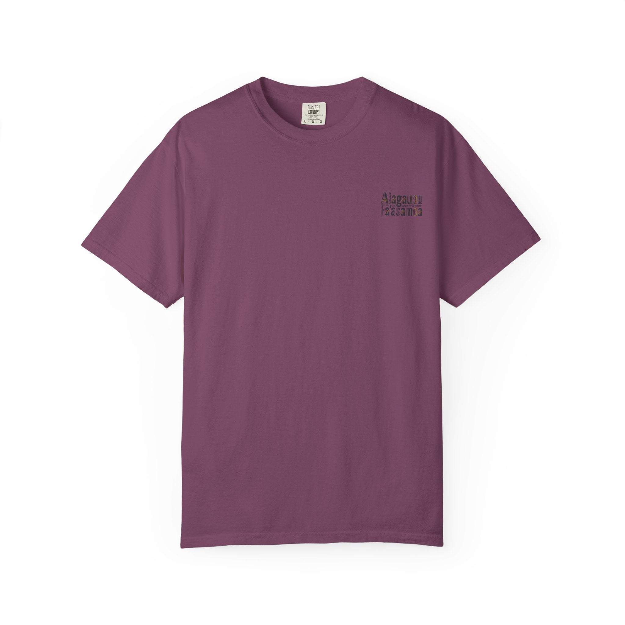 T-Shirt — Teuila (Avapui Mumu) Red Ginger Floral Graphic Tee ( Samoan Proverb "E tasi, 'ae afe")