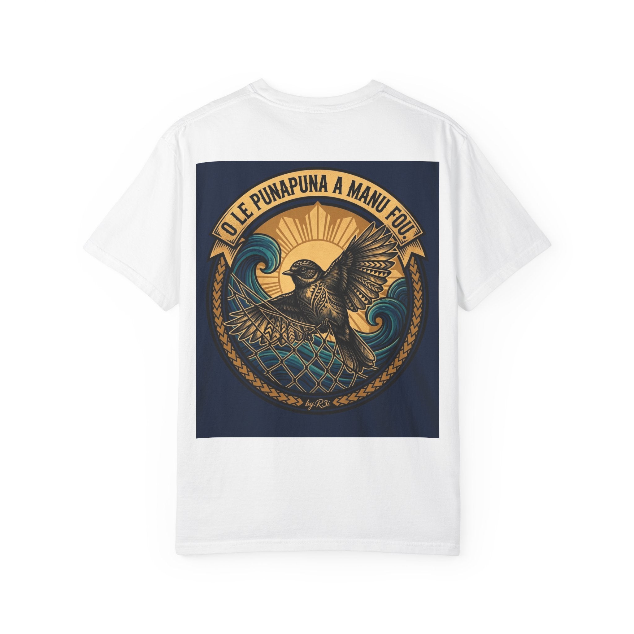 The Newly Caught Bird — Samoan Proverb Tee