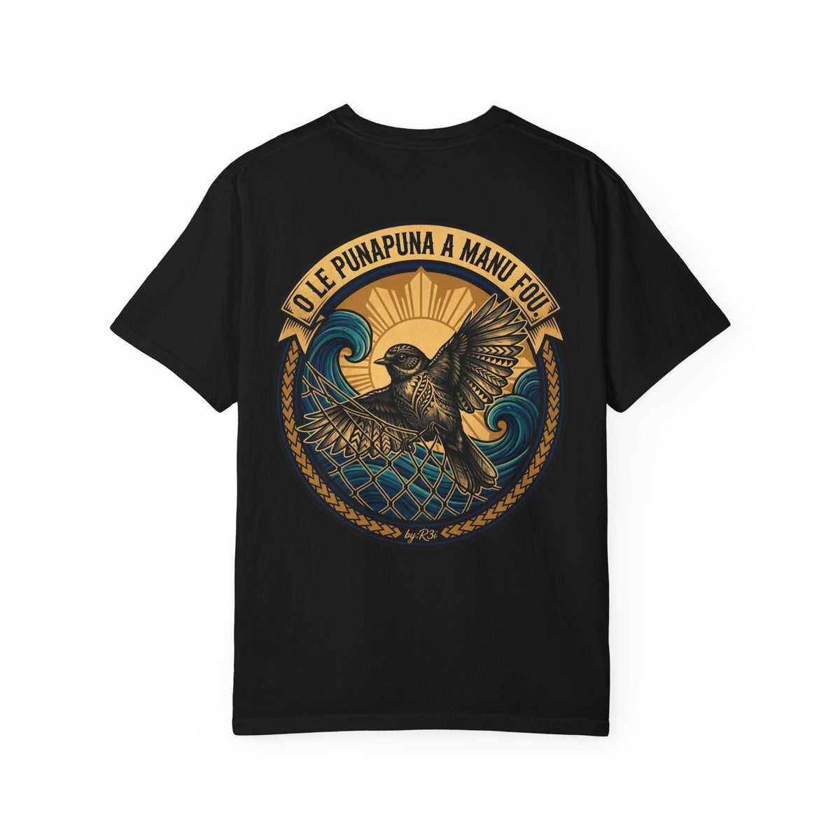 The Newly Caught Bird — Samoan Proverb Tee