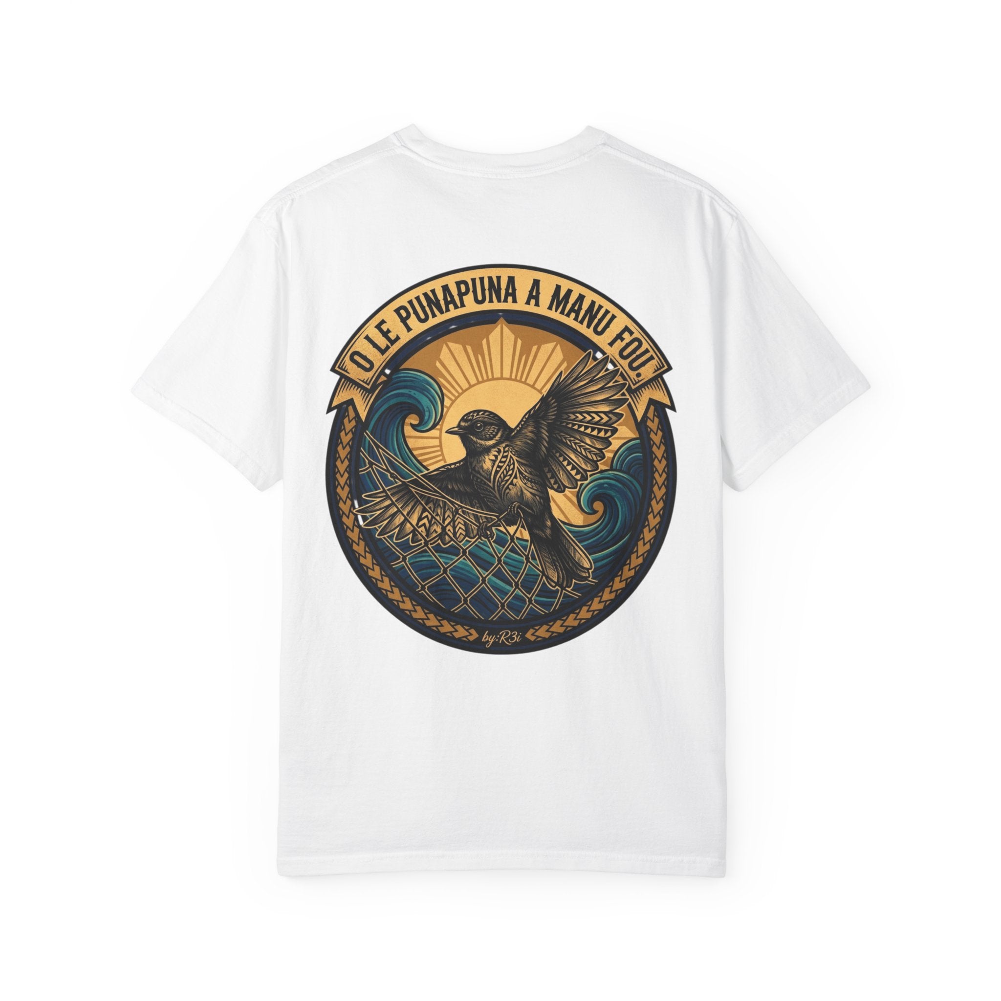 The Newly Caught Bird — Samoan Proverb Tee