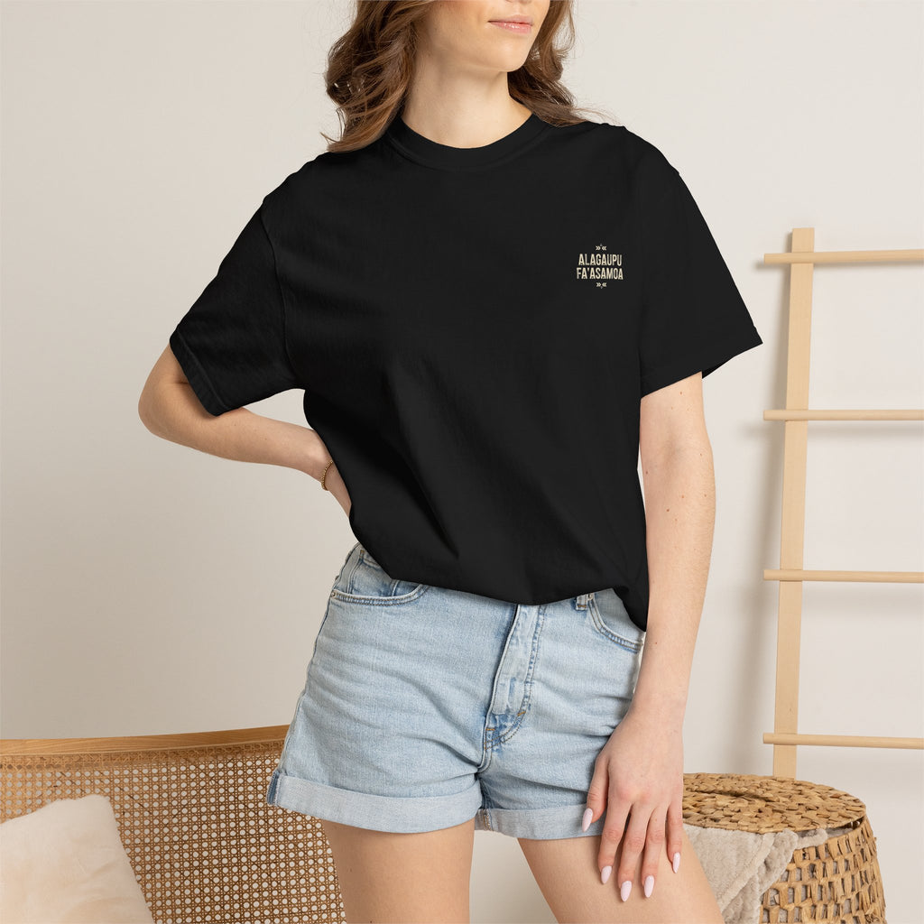 Samoan Proverb (Alagaupu) Hermit Crab Graphic T-Shirt — Vintage Coastal Fishing Tee