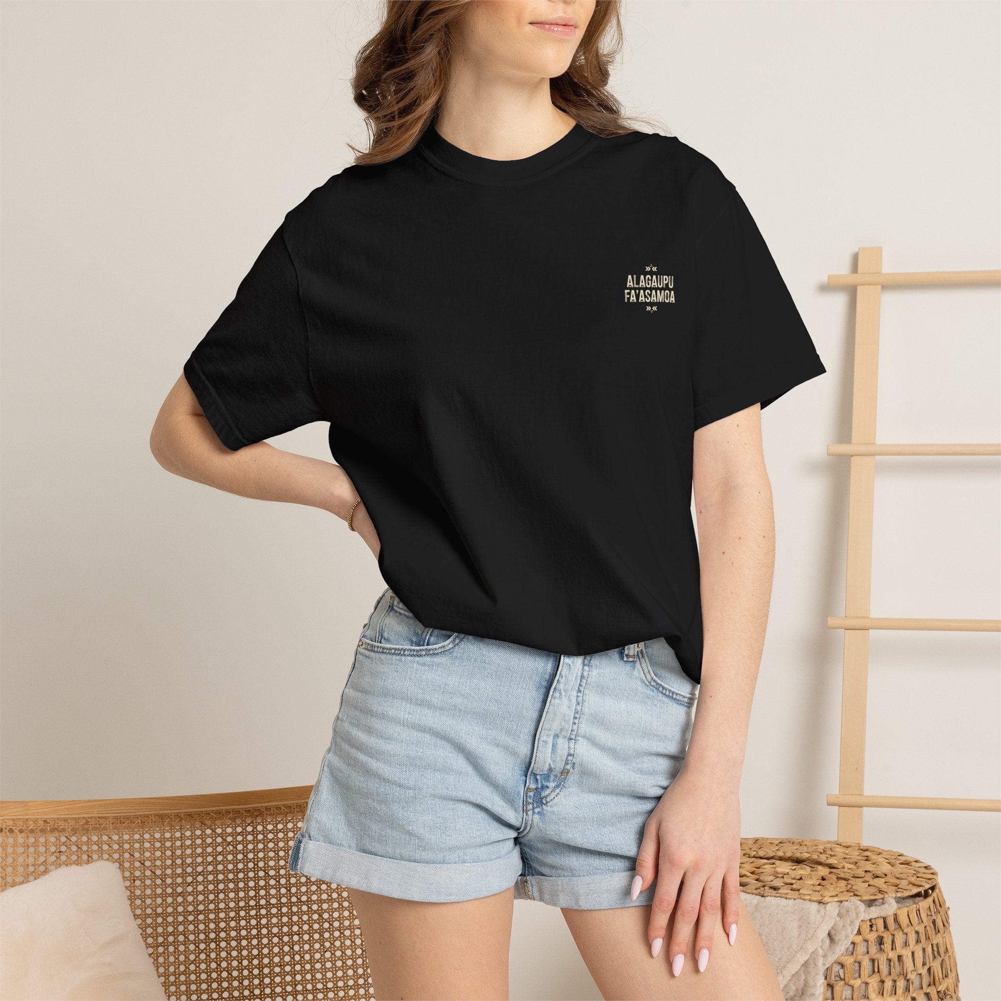 Samoan Proverb (Alagaupu) Hermit Crab Graphic T-Shirt — Vintage Coastal Fishing Tee