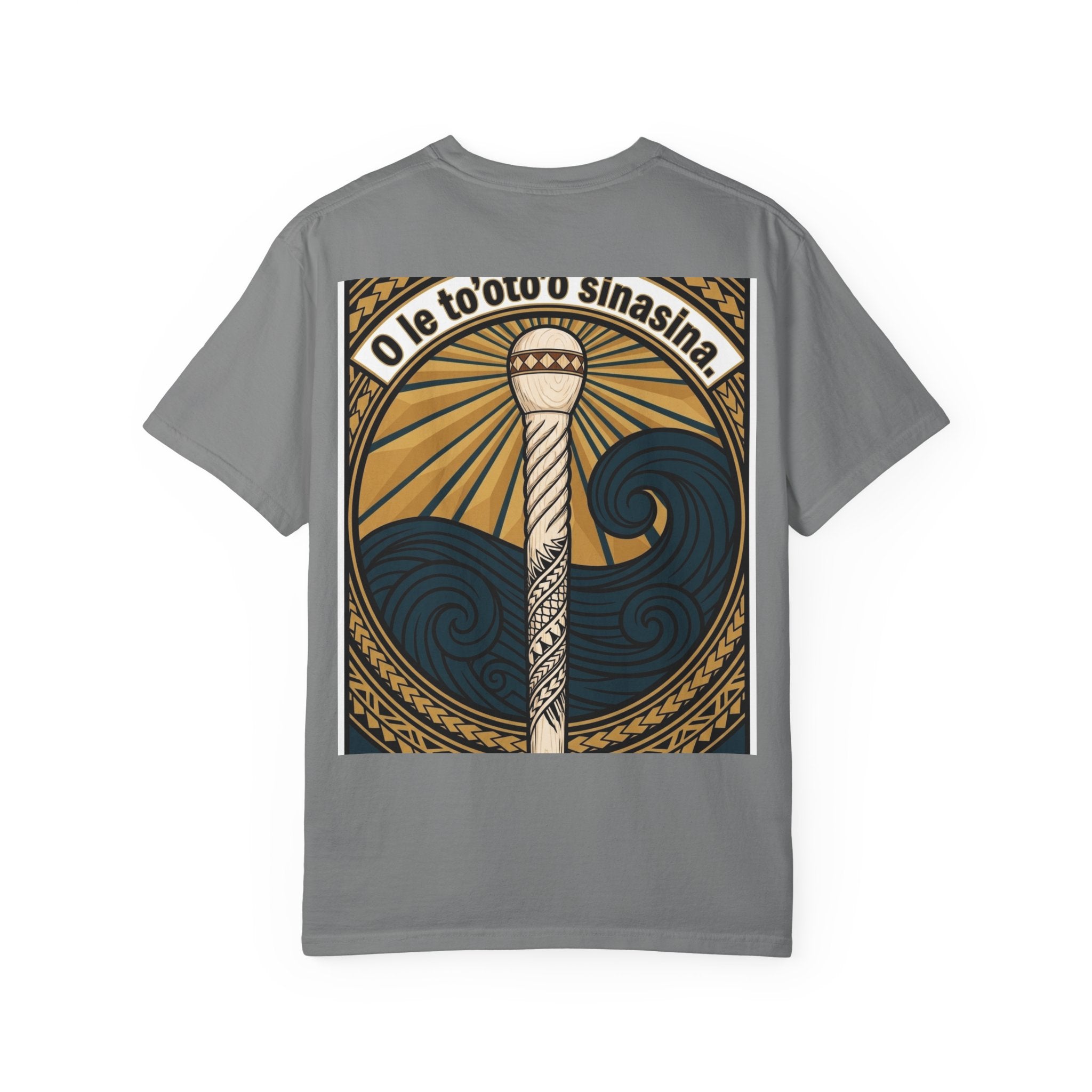The Orators White Staff — Samoan Proverb Tee