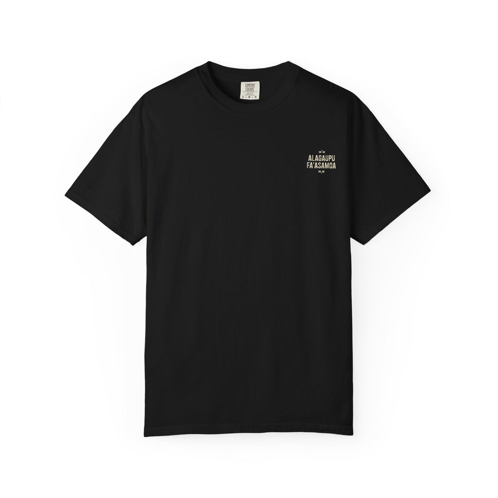 T-Shirt — Teuila (Avapui Mumu) Red Ginger Floral Graphic Tee ( Samoan Proverb "E tasi, 'ae afe")