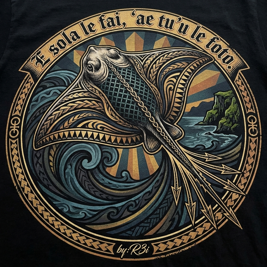 The Barb Remains — Samoan Proverb Tee