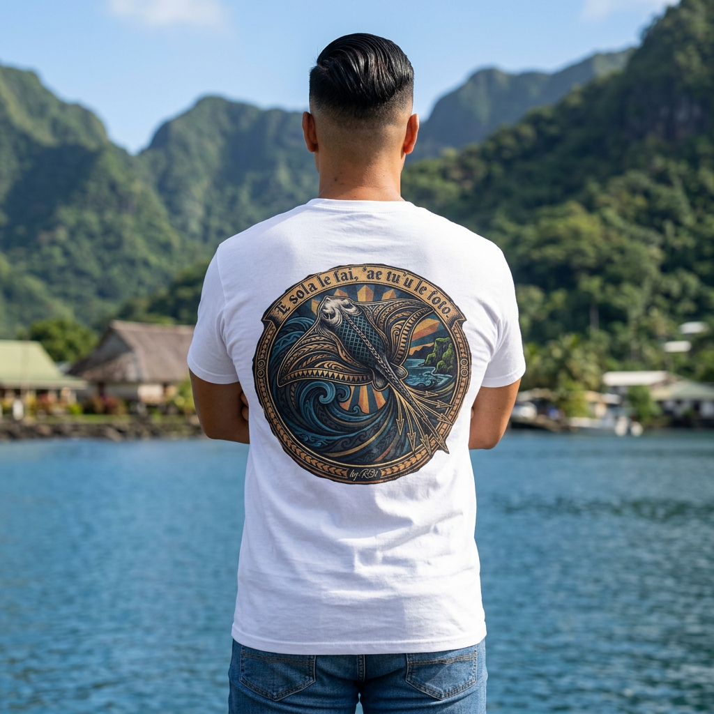 Copy of The Barb Remains — Samoan Proverb Tee