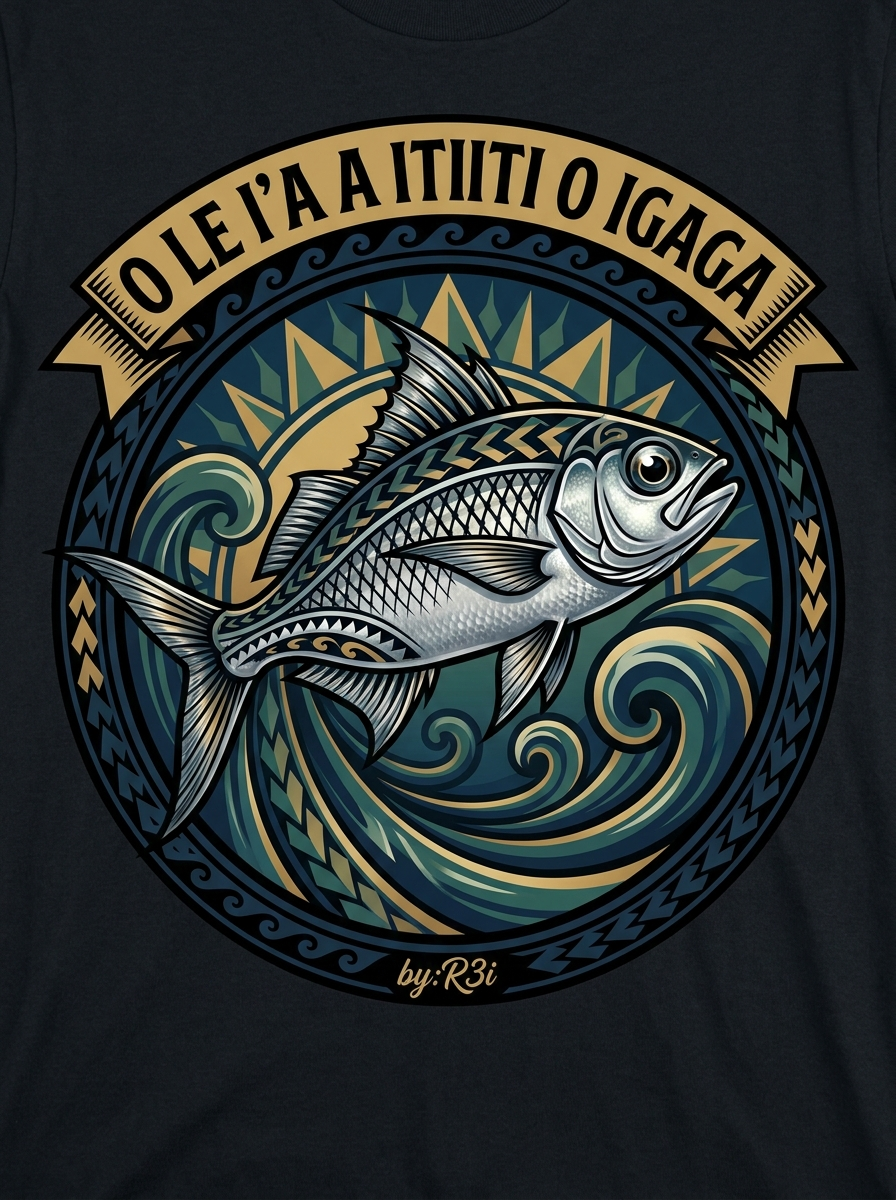 Small Fish, Full Fight — Samoan Proverb Tee