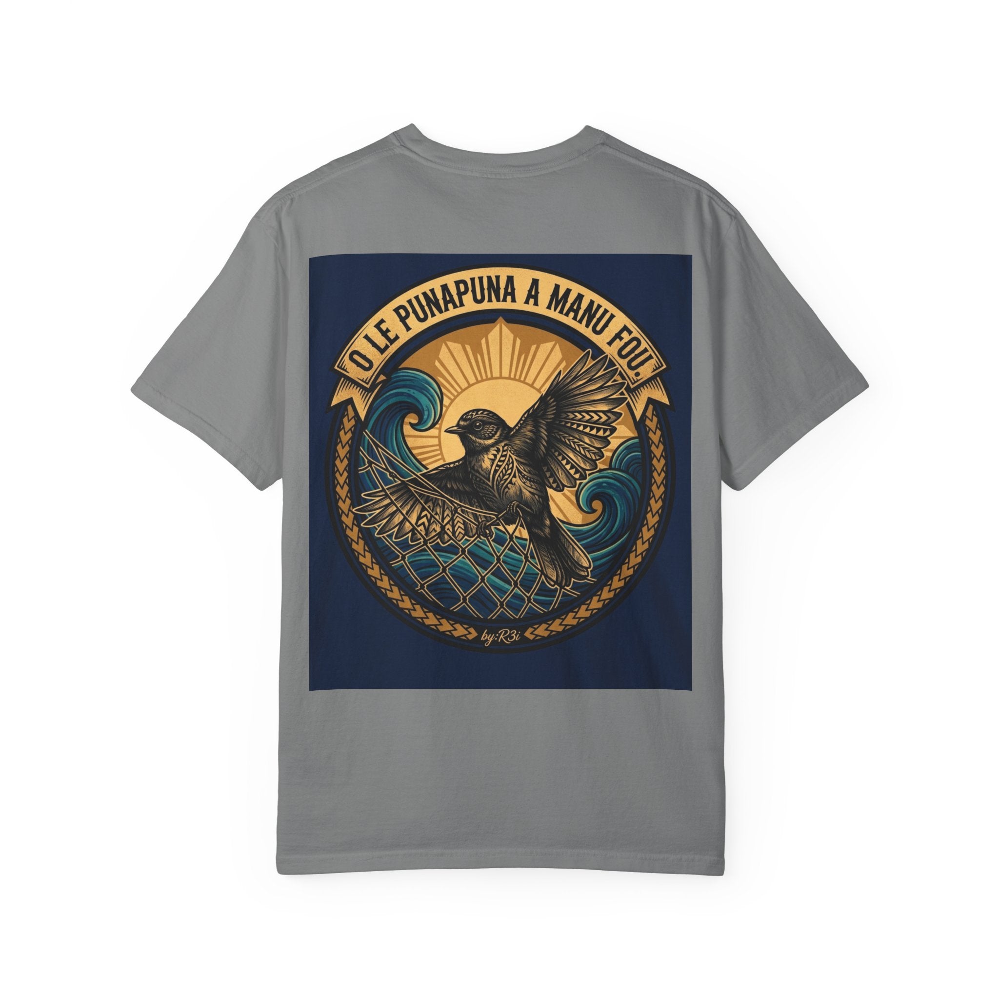 The Newly Caught Bird — Samoan Proverb Tee