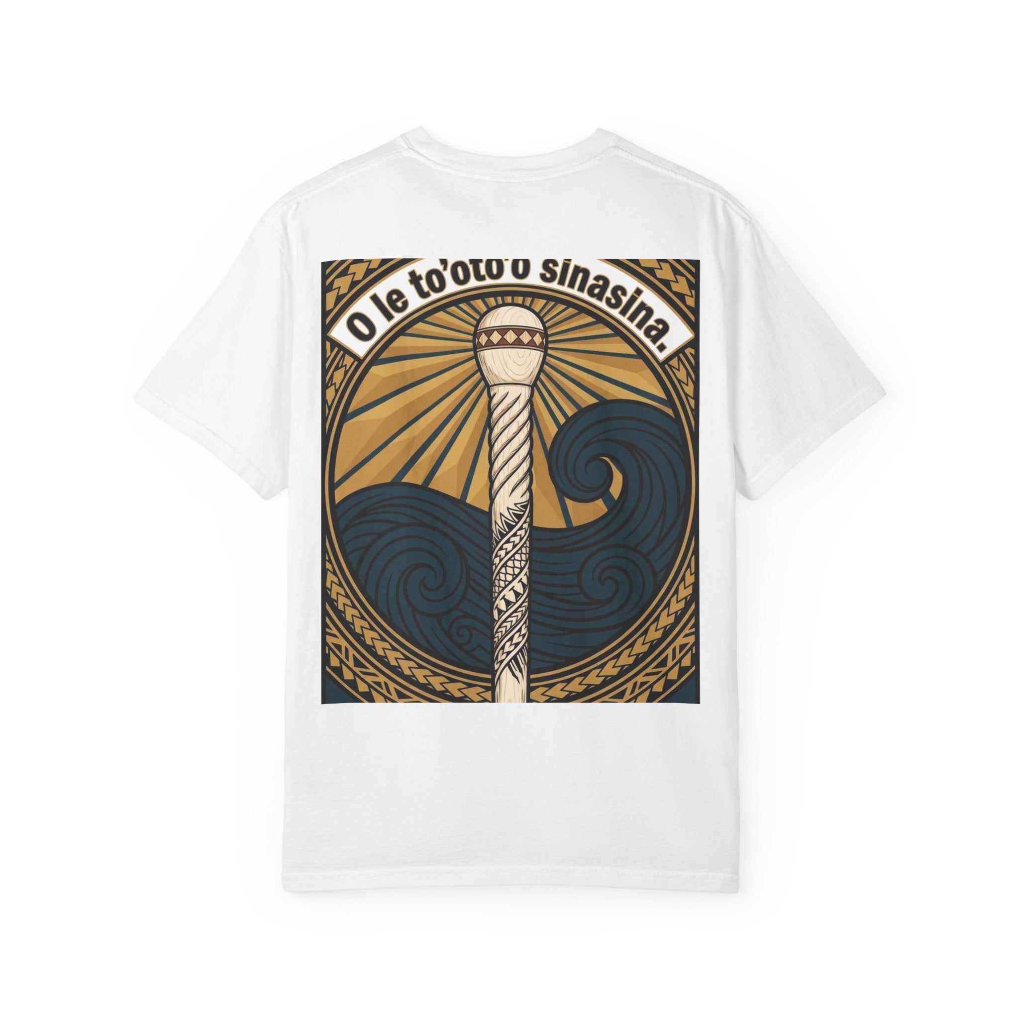 The Orators White Staff — Samoan Proverb Tee