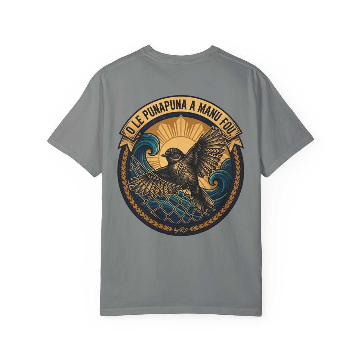 The Newly Caught Bird — Samoan Proverb Tee
